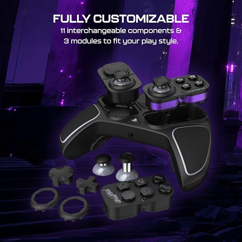 Turtle Beach Victrix Pro BFG Reloaded Wireless Gaming Controller for PS5 | PS5, PS4, PlayStation, PC, Modular, Fightpad Module, Hall-Effect Sticks, Triggers, 4 Remappable Buttons, Esports, Black - color: Black
