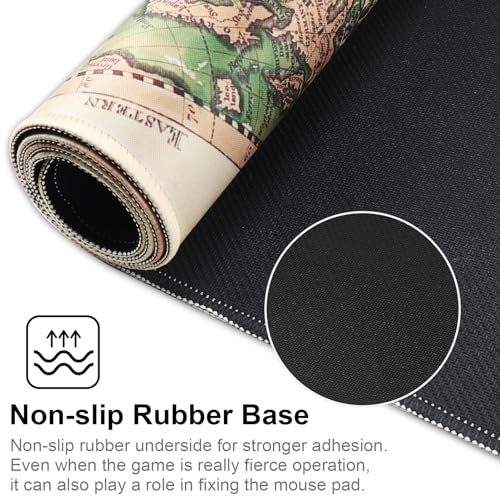 Professional Gaming Mouse Pad XXL & Computer Large Mouse Pad Table Mat(35.4x15.7x0.1IN, Ball) - color: Ball, size: 35.4x15.7x0.1IN