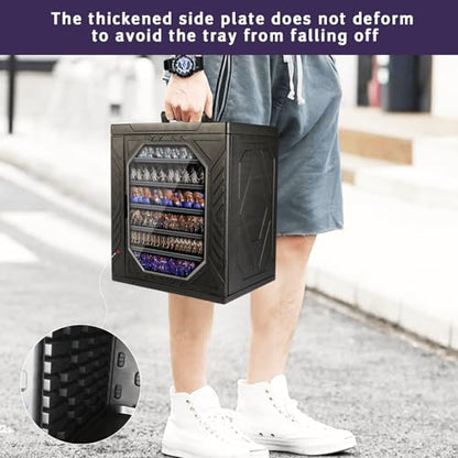 Miniature Carrying Case, Display and Transport Action Figure Display case for Warhammer 40k. (rectangular)