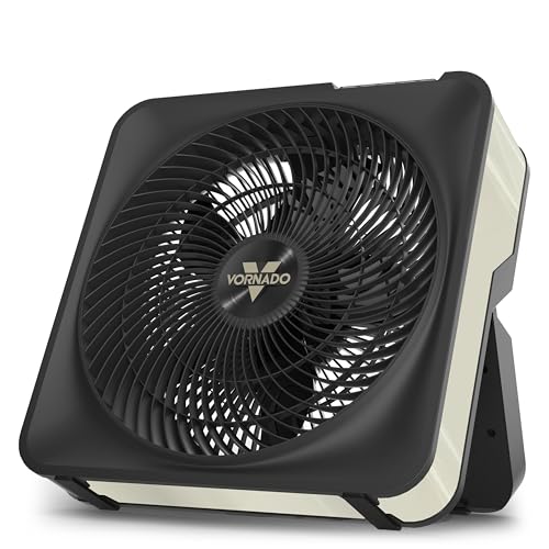 Vornado Model 80X High Velocity Box Fan, 20 Inch, Digital Display, Timer | Kick Stand, Removable Grille, Variable Speed Control, Floor Fan for Bedroom, Targeted Cooling Fan, Cool Gray - size: Model 80X