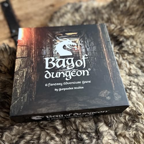 Bag of Dungeon–Fantasy Adventure Board Game for Families & RPG Fans | 1–4 Players, Ages 7+ | Classic Dungeon Crawler | Portable Tabletop RPG with Endless Replayability