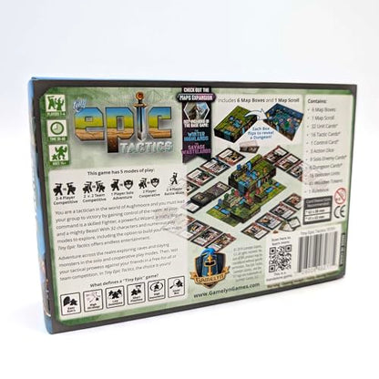Tiny Epic Tactics Deluxe – Strategic Battle Royal Combat Board Game, 1-4 Players, Ages 14+, Modular 3D Terrain & Exclusive Content