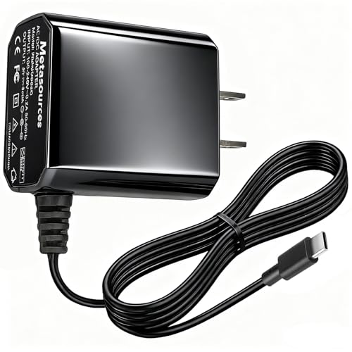 5V Adapter for Lume Cube LC-Panel 112 LC-PANELGORGB RGB Panel GO Broadcast | USB-C 5V AC/DC Lighting Kit Webcam Light Enhance Video Calls Streaming Power Supply Charger