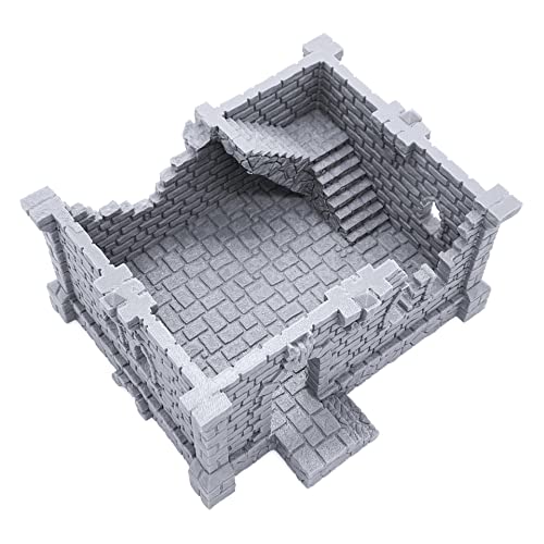 EnderToys Ulvheim Ruins by Terrain4Print (Set C), 3D Printed Tabletop RPG Scenery and Wargame Terrain for 28mm Miniatures