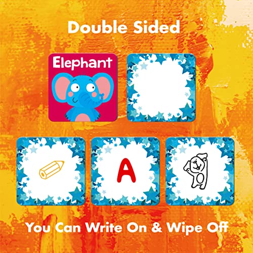 Hebayy Memory Matching Game, 72 PCS First Words Matching Cards for Toddlers 36 Pairs Memory Cards Educational Toys for Preschool 4 5 6 Years Old - style: First Words