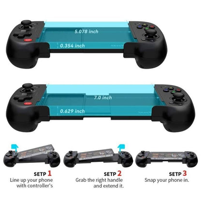 ShanWan Mobile Game Controller for iPhone and Android with Upgrade Design, Phone Case Support, PS Remote Play, Xbox Cloud, Steam Link, GeForce NOW, MFi Arcade Games - size: For iPhone & Android