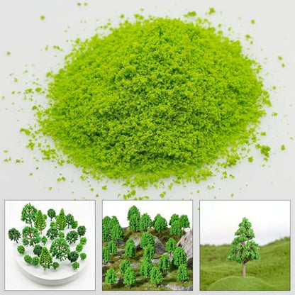Cayway 5 Color Tree Powder Model, Simulation Tree Powder, Simulation Flower Modelling Powder, DIY Model Trees Basing Material Kit for Building Model Railway Fairy Garden Diorama Scenery - style: Style A