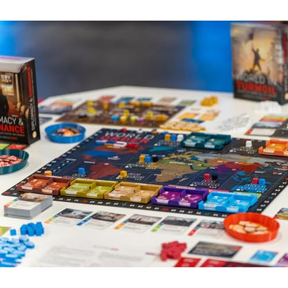 World Order: Component Bowls - 4 Holders, 3D Printed, Organization Upgrade, Hold & Store Board Game Pieces, Engraved Details, Collectible Accessory - style: Component Bowls