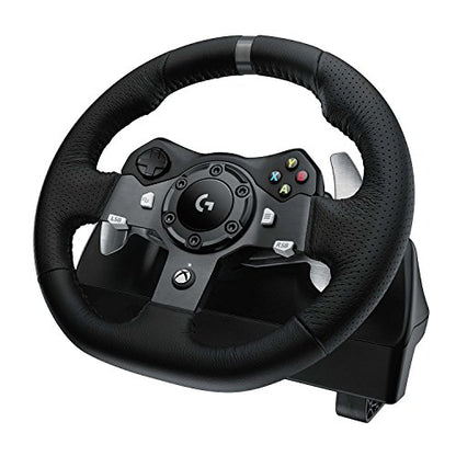Logitech G920 Driving Force Racing Wheel for Xbox One and PC - Cable - USB - Xbox One, PC (Renewed)