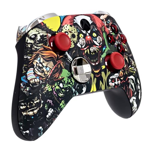 Crazy Controllerz Customz Series Custom Wireless Controller for Xbox One Series X S PC - Monster Mash Design - color: XS MONSTER MASH
