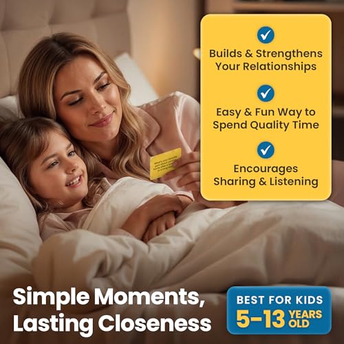 400 Conversation Cards for Kids – Engage Kids, Laugh, and Grow Closer During Family Dinner, Game Night, and Road Trips – Have Fun Building Social-Emotional Skills - Super Portable 2.5" x 1.75" Cards