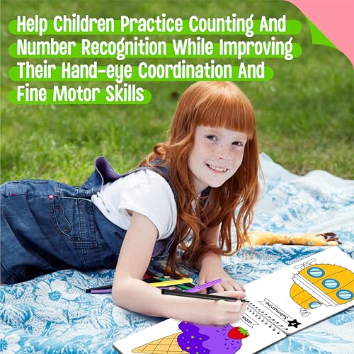Do-to-Dot Game Pad, 30 Reusable & Erasable Number Connecting Games, Dry Erase Animal/Castle/Ship Dot to Dot Workbook for Kids, Educational Toy for Road Trip, Airplane & Car Travel Activities - style: Do-to-Dot Game Pad