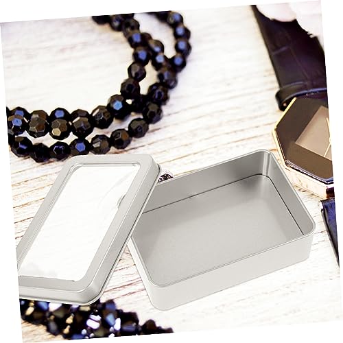 Dice Organizers Storage Portable Tin Box Lid with Foam Liner Small Dice Storage Case for Games Metal