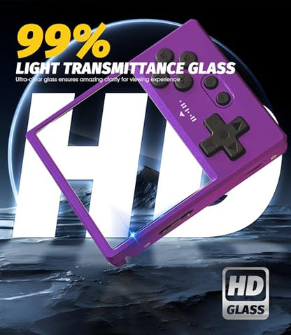 Orzero (3 Pack) Tempered Glass Screen Protector Compatible for GKD Pixel 2 Handheld Game Console, 9 Hardness High Definition Anti-Scratch Bubble-Free (Not for GKD Pixel 1st Gen) - size: GKD Pixel 2