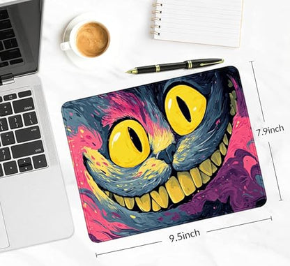 Customized Watercolor Smiling Mouse Pad, Non Slip Computer Rubber Mouse Pad | High Density Smooth Surface, Anti Slip Rubber Bottom Stable And Not Displaced, Exquisite Lock Edge Wear-Resistant And Durable - color: Smiling Mouse Pad