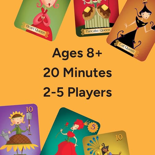 Sleeping Queens Card Game by Gamewright | Kids and Family Card Games for Ages 8 and up | Fast Playing Strategy & Math Board Game | 2–5 Players