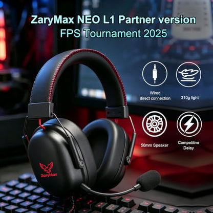 Wired Gaming Headset,Removable Mic,USB-C,3.5mm Audio Jack