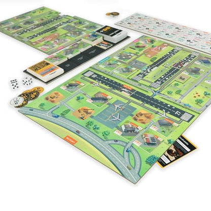 Airport Empire - Airport Tycoon Board Game | 2 Player Strategy Board Game for Adults, Teens & Tweens | Economic Board Game | Ages 10+ | 60-90 Min