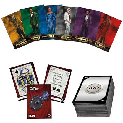 Clue Escape: The Illusionist’s Club Board Game | Escape Room Family Game | 1-Time Solve Mystery | Ages 10+ | 1-6 Players | Difficulty 4 | 90-120 Mins. (Amazon Exclusive) - style: The Illusionist’s Club