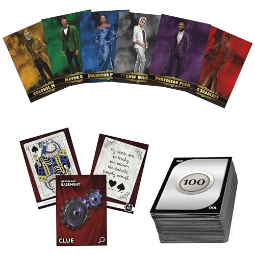Clue Escape: The Illusionist’s Club Board Game | Escape Room Family Game | 1-Time Solve Mystery | Ages 10+ | 1-6 Players | Difficulty 4 | 90-120 Mins. (Amazon Exclusive) - style: The Illusionist’s Club