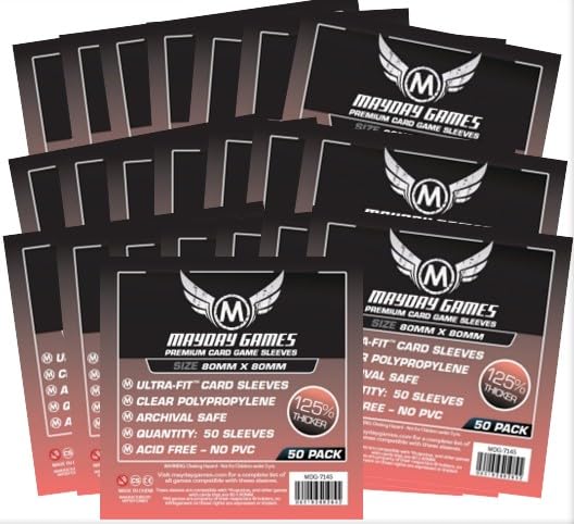 Mayday Games The 7th Citadel -Premium Compatible Card Sleeve Bundle - size: Premium, style: The 7th Citadel