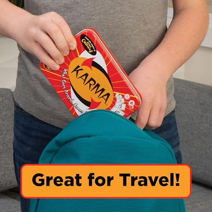 KARMA Tin Playing Cards Games for Kids, Family Games Night, Travel Game | Collectors Tin, Award Winning, Family Game Night, Travel Games, Playing Cards, Screen-Free - style: Karma