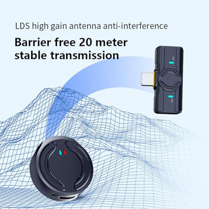 Wireless lavalier Microphone is The lightest mini Microphone on The Market. with its Lossless Sound Reproduction and top-of-The-line Recording Capabilities,Wide Compatibility