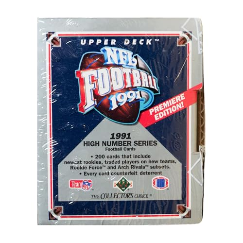 Upper Deck 1991 NFL Football High Number Series Box
