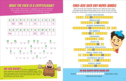 It's All F*cking Fun and Games (Profanity-littered word searches, crosswords, cryptograms, mazes, and more!)