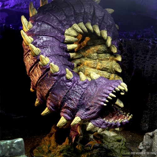 WizKids D&D Icons of The Realms: Fangs and Talons - Purple Worm Premium Set - style: Purple Worm