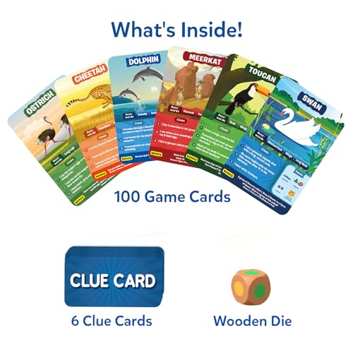 Skillmatics Guess in 10 Animals Megapack, Trivia Card Game for All Ages | Perfect for Boys, Girls, Kids, Teens, Adults Who Love Animal Card Games, Trivia, Travel Games, Gifts for Ages 6 & Up - style: 9. Animal Planet Mega Pack