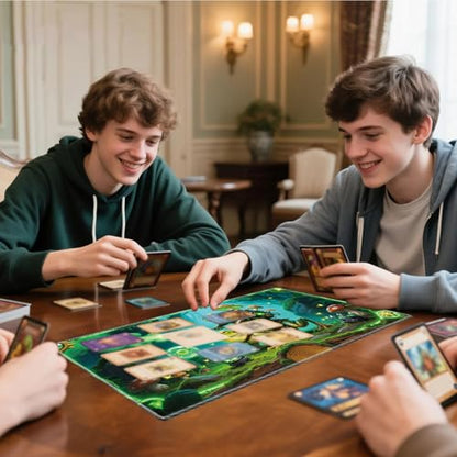 for MTG Playmat, for TCG Play Mat, 24 x 14 inches, Magic Game Card Mat Commander Playmat,Trading Card Inked Game Mat,Battle Game Rubber Non-Slip Mat - Frog - color: Frog