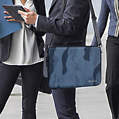 Smatree Hard Carrying Bag for 14.2inch Apple MacBook Pro M5 2025/2024 M4 | for 13 inch APPLE MacBook Air M4 2025/2024,iPad Pro M5 2025/iPad Air M3 2025/iPadPro M4 2024,Navy Blue - color: Navy Blue