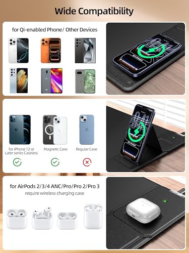 Mouse Pad with Magnetic Wireless Charger & Adjustable Phone Stand | 31.5"x15.8" Full Desk Coverage Mousepad, Waterproof Ultra-Smooth Desk Mat, Non-Slip Base, Black - color: Black-Magnetic Stand-31.5"x15.8"-Right