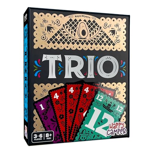Happy Camper - Trio | Hottest New Family Game | Award-Winning | Game-of-The-Year | Great for Parties and Travel | 3-6 Players | Ages 8+