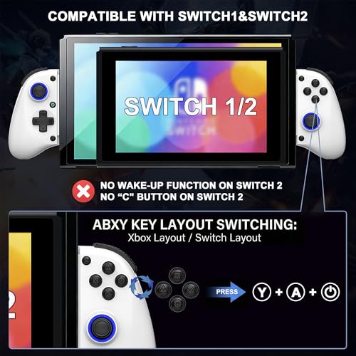Megadream Mobile Gaming Controller for iPhone/Android/PC - iPad/Tablet (Up to 11in) - Cloud Game - NS-Switch|Swith 2 - Turn Your Phone into a Gaming Console - PS5/Xbox Remote Play Streaming, Call of Duty, Roblox, Turbo, White - color: White