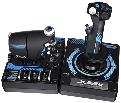 Saitek Pro X-56 Rhino H.O.T.A.S. Video Game Flight Controller for PC (SCB432210002/01/1)