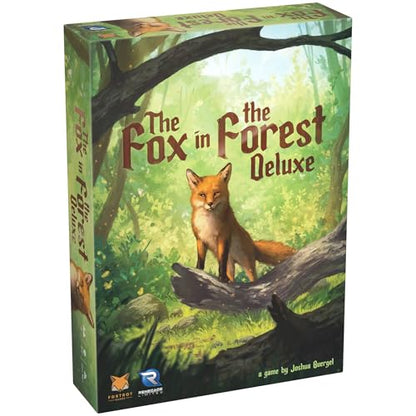 Renegade Game Studios Fox in the Forest Deluxe 2 Player Trick-Taking Game | Fairy Tale Strategy Card Game with Foil Cards & Acrylic Tokens. Features 3 Modules and Premium Components for Couples - style: Deluxe