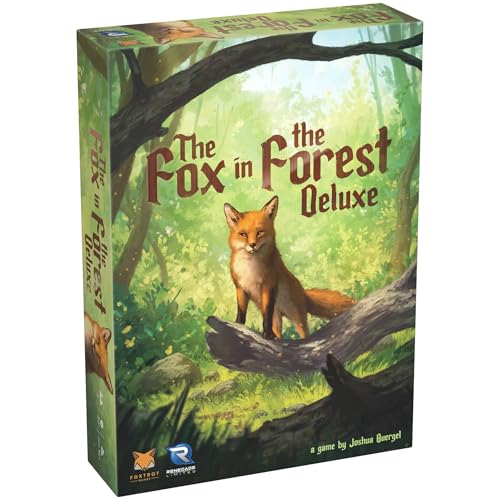 Renegade Game Studios Fox in the Forest Deluxe 2 Player Trick-Taking Game | Fairy Tale Strategy Card Game with Foil Cards & Acrylic Tokens. Features 3 Modules and Premium Components for Couples - style: Deluxe