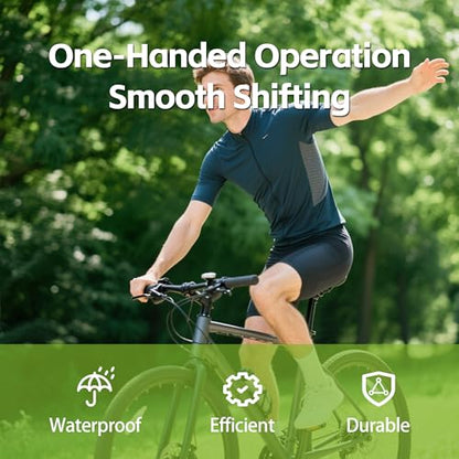 3 x 7 Speed Shifter SL-RS25 3×7 Speed Shift Lever, 21 Speed Mountain Bike Gears Bicycle Twist Grip Gear Shifter for MTB Mountain Bike (RS25-3X7 Speed Bike Shifter) - size: RS25-3X7 Speed Bike Shifter