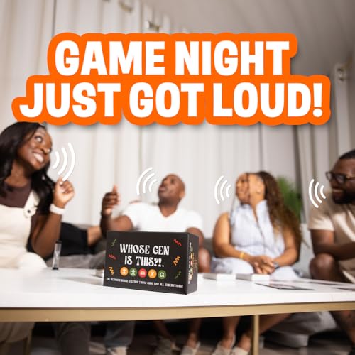 Black Culture Trivia Card Game | Fun Multi-Generational Party Game for Adults & Teens | 5 Categories | 250 Trivia Cards & Sand Timer | Great for Game Nights & Family Gatherings!