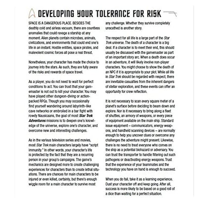 Modiphius Entertainment Ltd Star Trek Adventures: Player's Guide - Expansion to RPG Star Trek Adventures Core Rulebook, Hardcover - style: Player's Guide