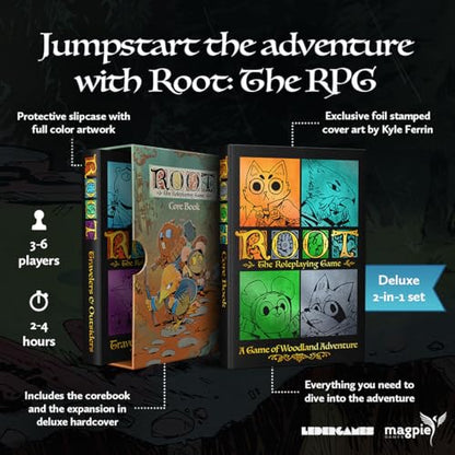 Magpie Games Root The Roleplaying Game Deluxe Set: Core Book, T&O Expansion