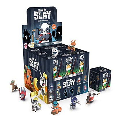 TeeTurtle Unstable Games - Here to Slay: Vinyl Mini Series Blind Box - Includes mystery vinyl figure toy and exclusive holographic promo card - style: Vinyl Figure Mystery Box