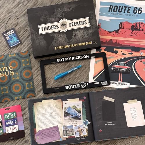 Mystery Game Route 66 Road to Riches Detective Puzzle Game | Immersive adventure, brain-teasing clues, iconic Route 66, perfect for family fun and mystery lovers' excitement!