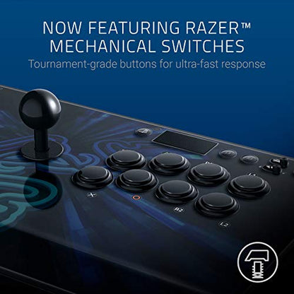 Razer Panthera Evo: Fully Mod-Capable - Sanwa Joystick and Buttons - Internal Storage Compartment - Tournament Arcade Fight Stick for PS4, PS5, and PC