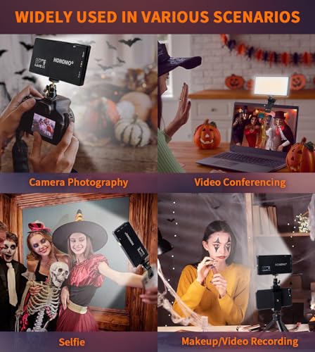 Professional 192 LED Camera Lighting Kit for Streaming and Video Conferencing - Elevate Your Content Quality with The Perfect Video Light