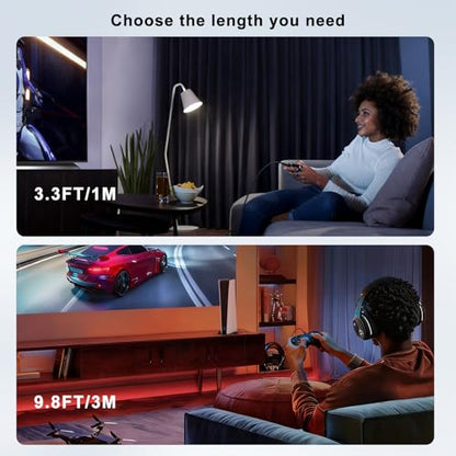 USB C Cable PS5 Controller Charger Cord for Xbox Series X/S,10ft Long PS5 Charging Cable for Sony PlayStation 5 Controller, USB A to USB C Cord for Nintendo Switch Pro Fast Data Wire PS5 Dual Sense