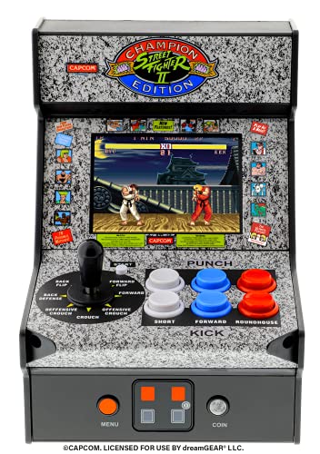 My Arcade Street Fighter 2 Champion Edition Video Game: Mini Arcade Machine, Arcade Version - style: Street Fighter