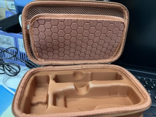 Boobowl Hard Case for DJI Osmo Pocket 3 Creator Combo, Portable Travel Storage Fits Camera with Original Protective Cover, Battery Handle, Shockproof Bag with Shoulder Strap - (Box Only) (Brown) - color: Brown